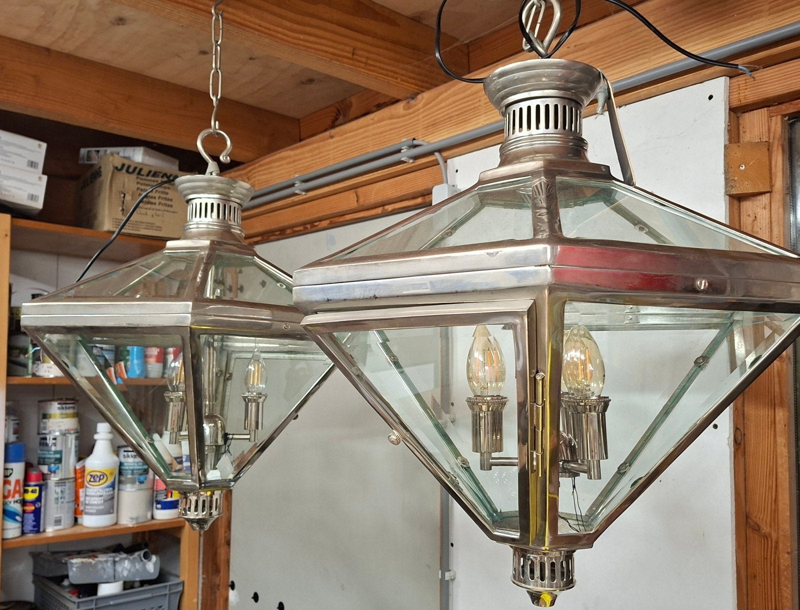 Eichholtz Klassieke/ Vintage Hanglamp 2 stuks beschikbaar, Ophalen