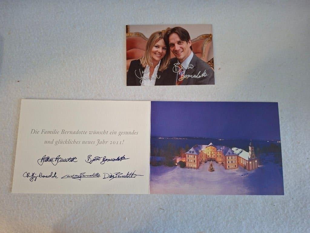 Bedankje zweden mainau, Ophalen of Verzenden, Gebruikt, Buitenland, Kaart, Foto of Prent