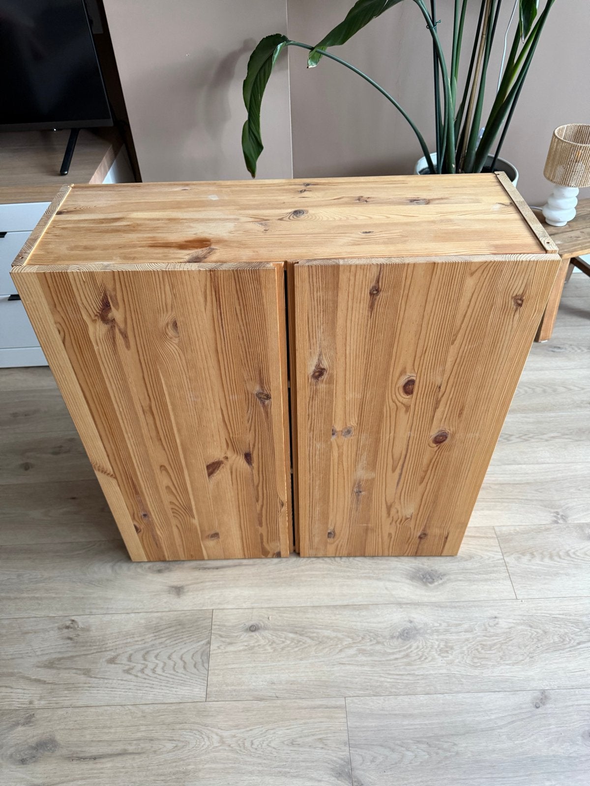 IKEA IVAR Kastje van massief grenen met 2 planken, Ophalen, Gebruikt