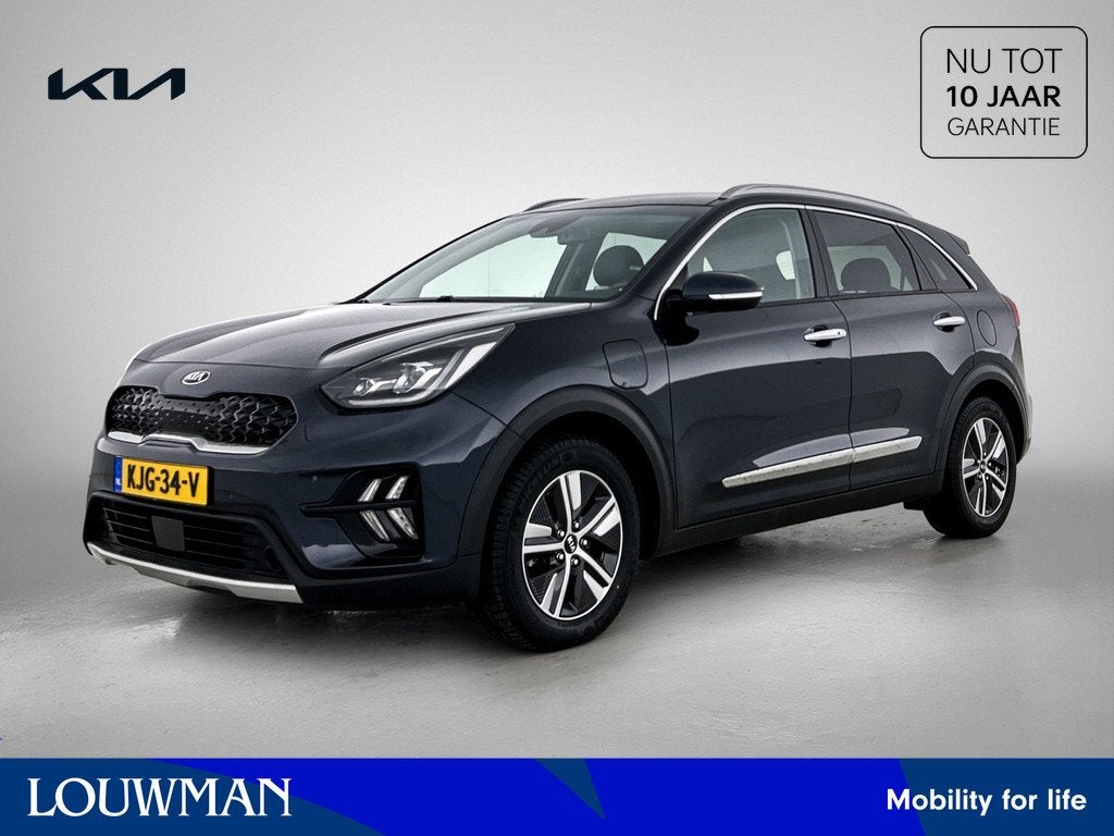 Kia Niro 1.6 GDi PHEV DynamicPlusLine | Stuur-/Stoelverwarmi, Auto's, 12 maanden, Gebruikt, Zwart, Bedrijf