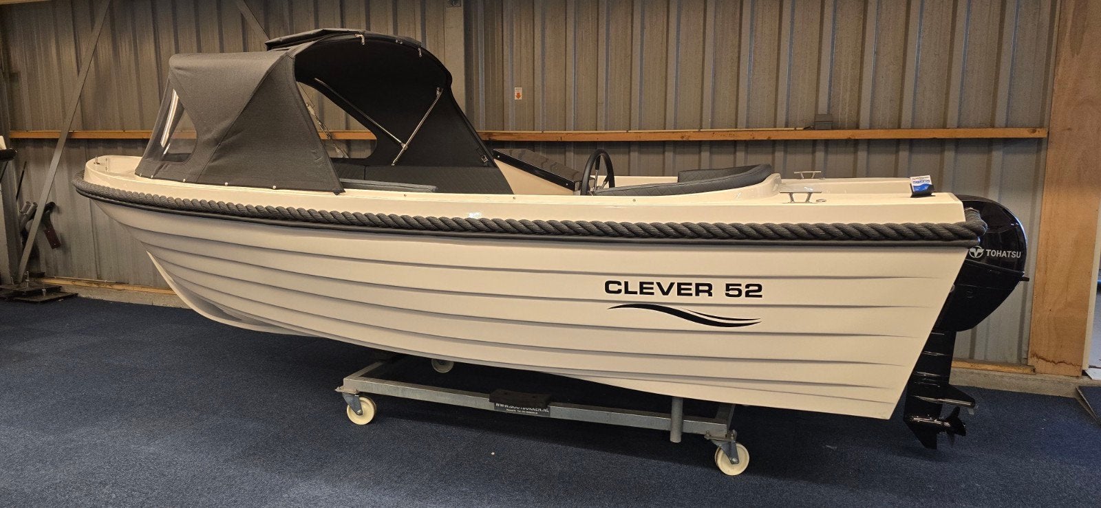 clever 52 met 9.9 pk Tohatsu injectie, Watersport en Boten, Sloepen, Tender, Rondzit, Nieuw, 6 m