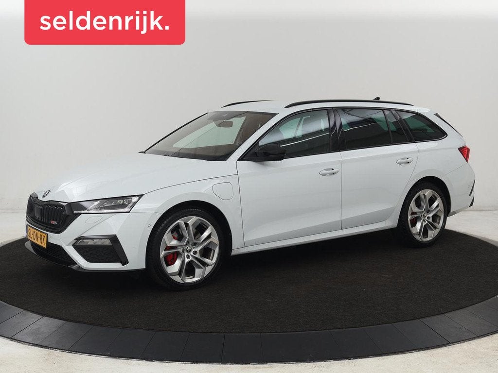 Skoda Octavia 1.4 TSI RS iV PHEV | Stoelverwarming | Head-Up, Auto's, Skoda, Bedrijf, Te koop, Octavia, ABS, Adaptieve lichten