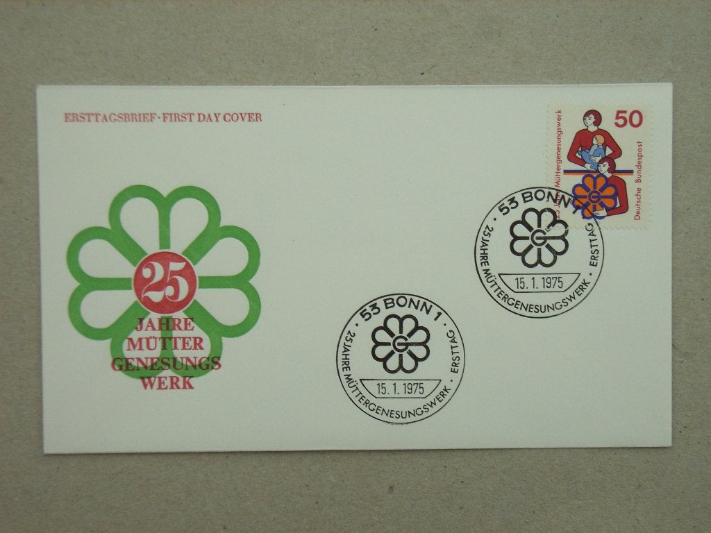 ZM   FDC Bundespost 831, Ophalen of Verzenden, Onbeschreven, Europa