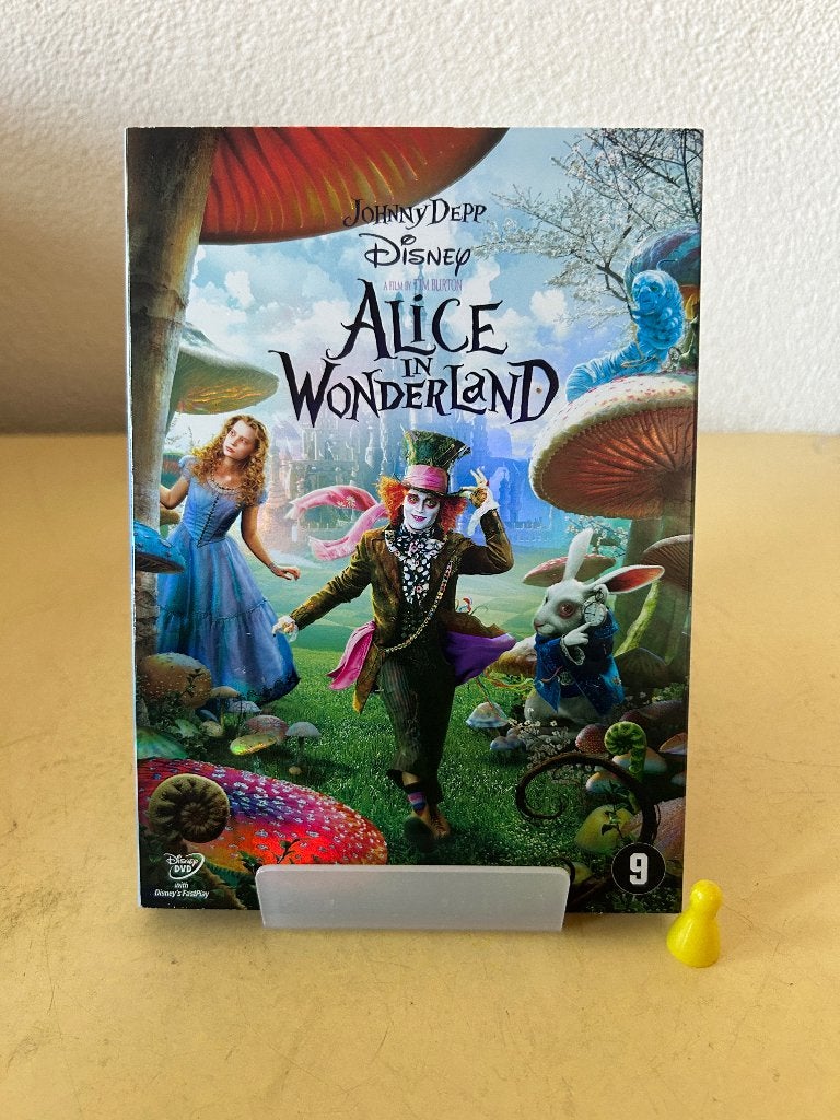 Alice in Wonderland (2010) Disney DVD - Tim Burton, Avontuur, Bonusmateriaal, Ophalen of Verzenden, Zo goed als nieuw