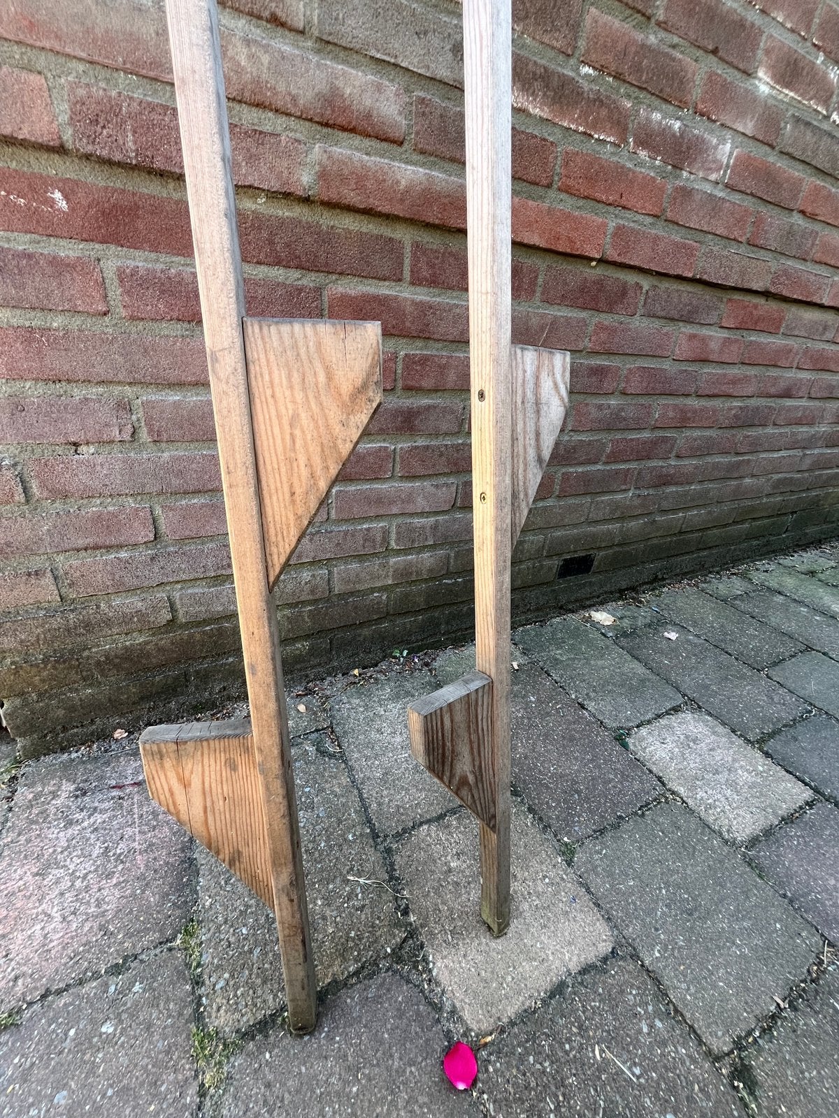 Houten stelten 180 cm, Ophalen, Gebruikt