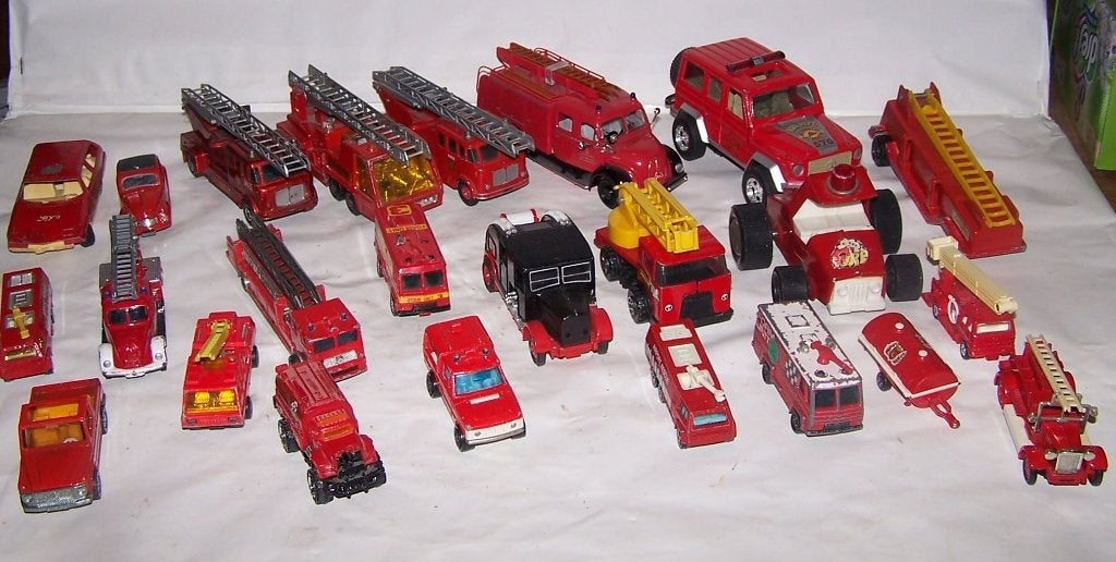 Collectie van 24 brandweer modellen. Nieuwstaat., Ophalen of Verzenden, Zo goed als nieuw, Bus of Vrachtwagen