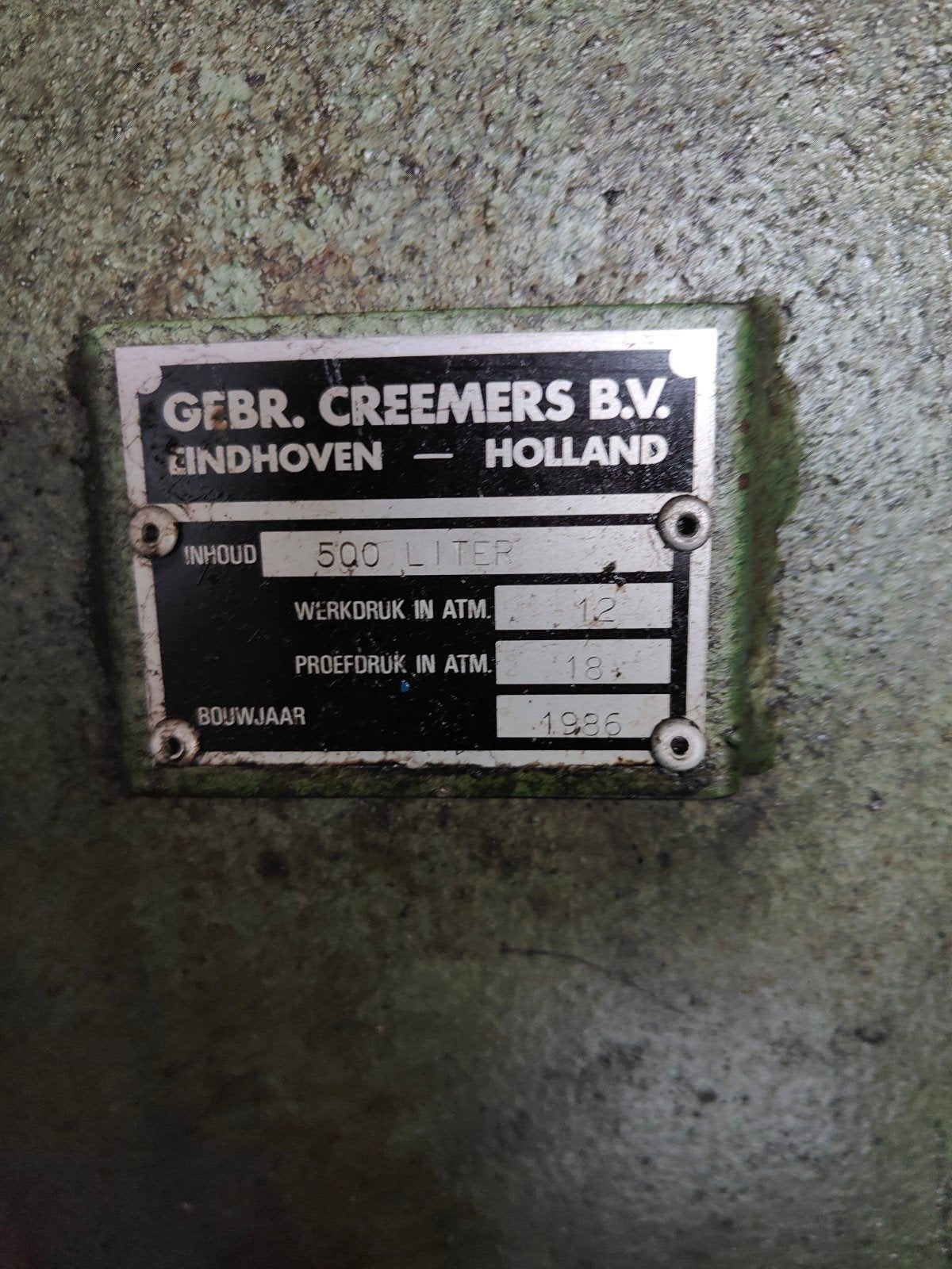 Creemers 500 liter compressor - Krachtige luchtcompressor, 100 liter of meer, Ophalen, Gebruikt