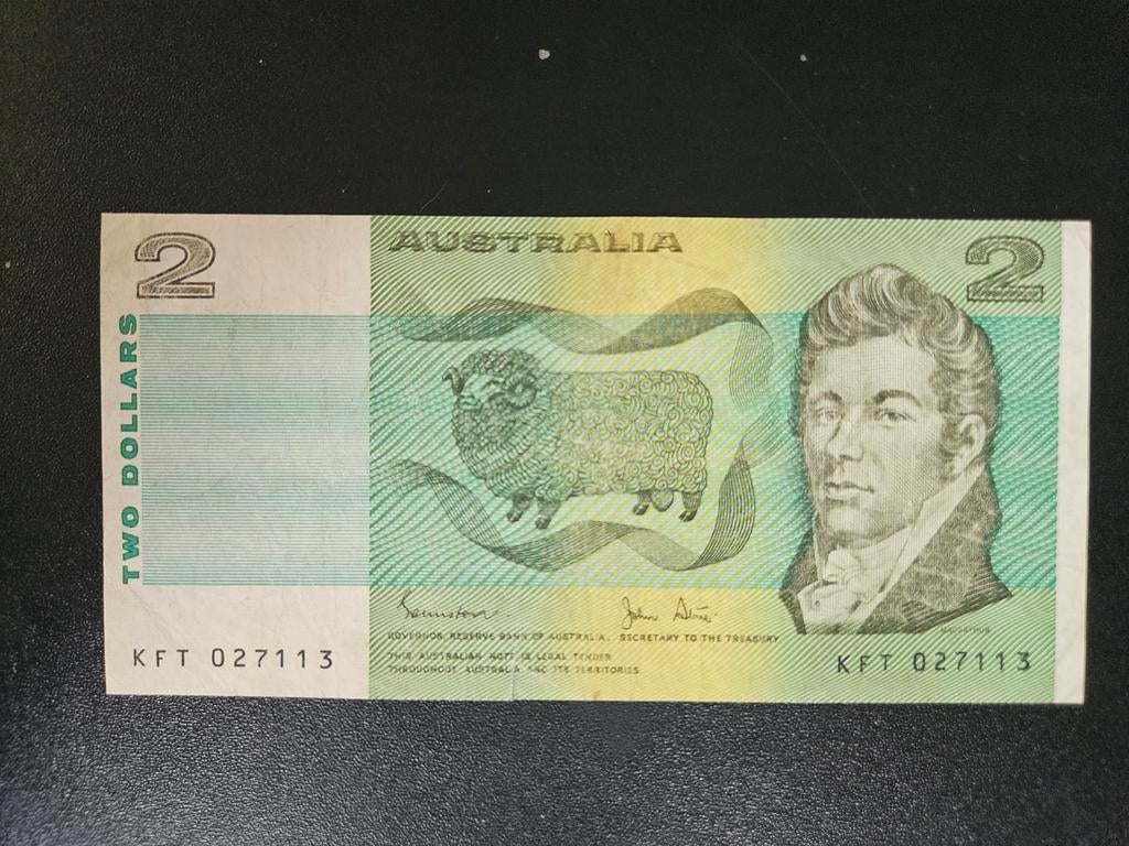 Australië pick 43d 1983, Postzegels en Munten, Bankbiljetten | Oceanië, Ophalen of Verzenden, Los biljet