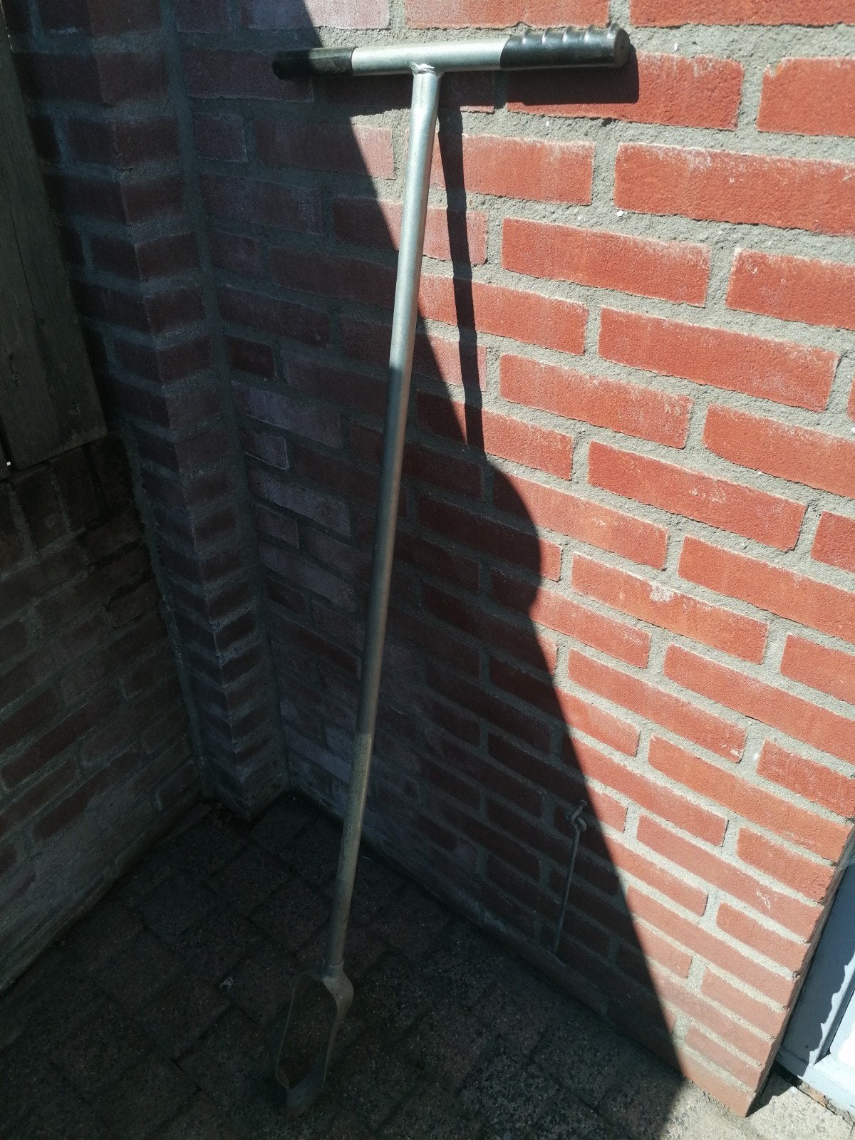 Grondboor voor schuttingpalen en tuinprojecten (1.24m), Ophalen, Gebruikt