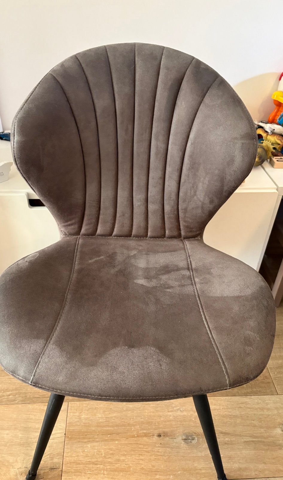 4 eetkamerstoelen in goede staat, Ophalen, Zo goed als nieuw, Bruin, Vier