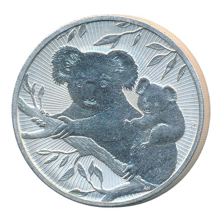 Australië 2 ounce zilver 2018 Koala, Postzegels en Munten, Ophalen of Verzenden, Zilver