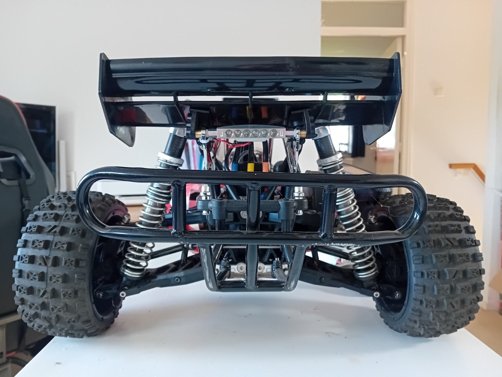 HPI / Rovan Baja 5 Electro met Hobbywing MAX 6 en Ezrun 5690, Elektro, Auto offroad, Ophalen of Verzenden, Zo goed als nieuw