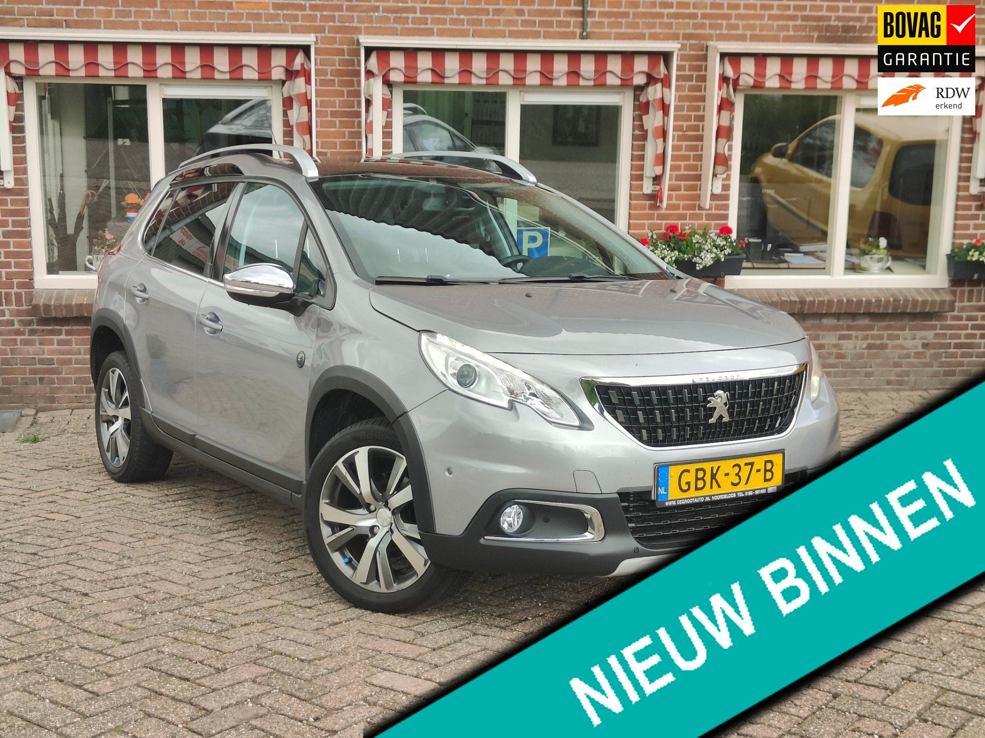 Peugeot 2008 1.2 PureTech GT-Line Aut, Clima Cruise Camara P, Auto's, Parkeersensor, 1199 cc, Bedrijf, 630 kg
