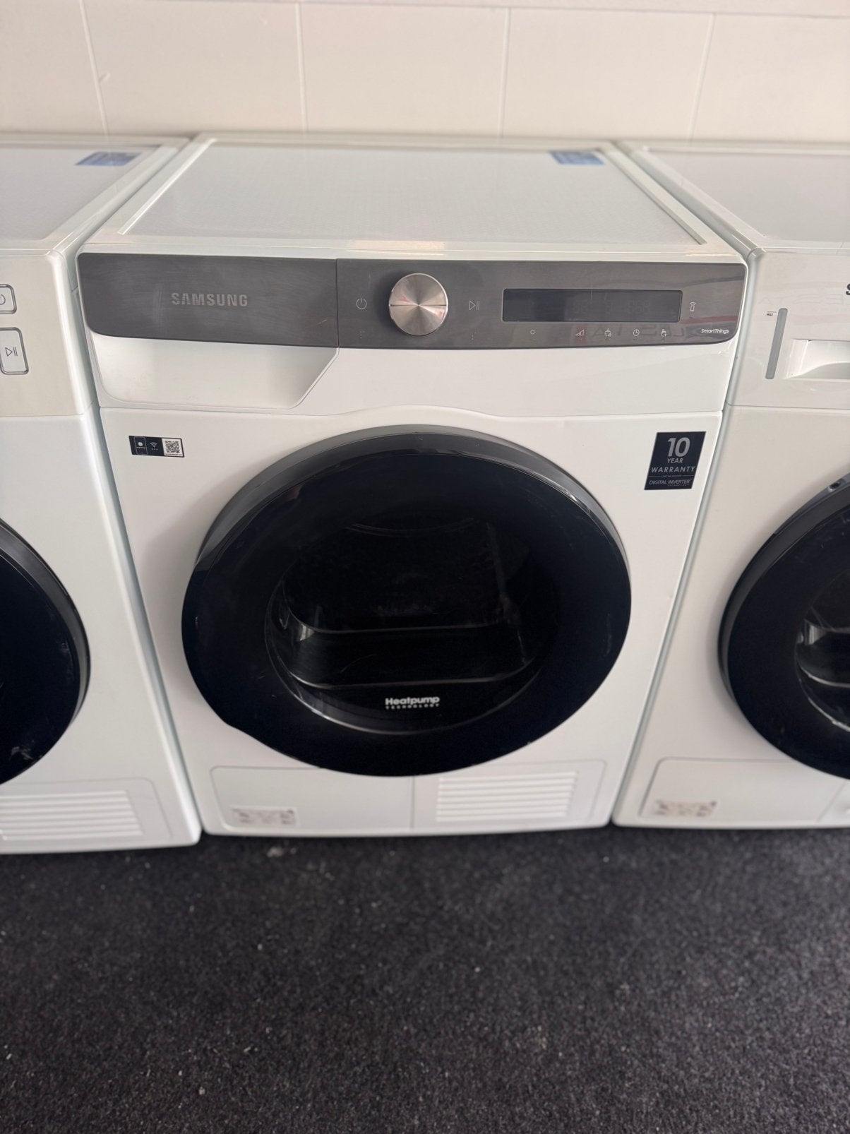 SAMSUNG WARMTEPOMPDROGER WIFI 8 KG met 1 jaar garantie, 6 tot 8 kg, N, N, Overige typen