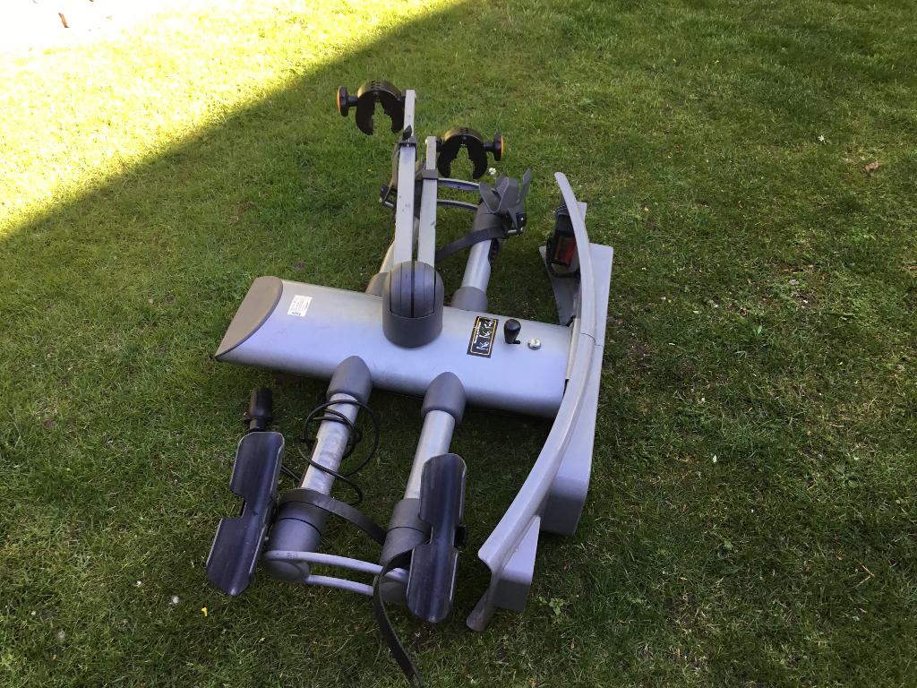 Spinder Eagle fietsendrager, Auto diversen, Ophalen, Gebruikt, 2 fietsen, Trekhaakdrager