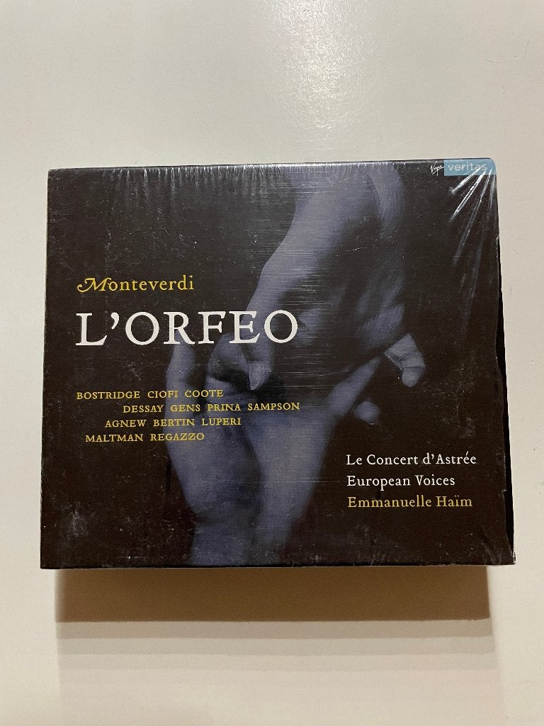Monteverdi - L’Orfeo (2CD), Opera of Operette, Ophalen of Verzenden, Zo goed als nieuw, Barok