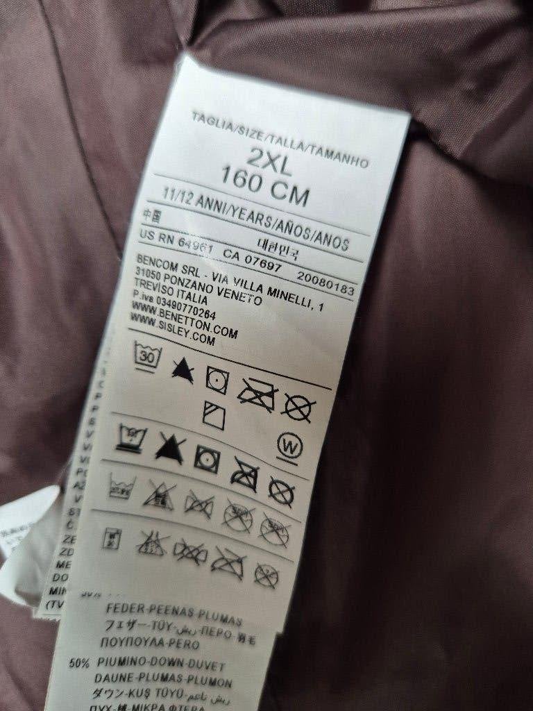 United Colors of Benetton winterjas maat 2XL (160cm) ZGAN, Ophalen, United Colors of Benetton, Meisje, Zo goed als nieuw