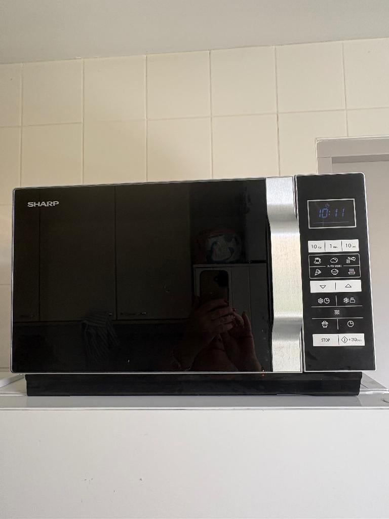 Sharp magnetron R360 900 w 23 liter, Ophalen, Gebruikt, Vrijstaand, Magnetron