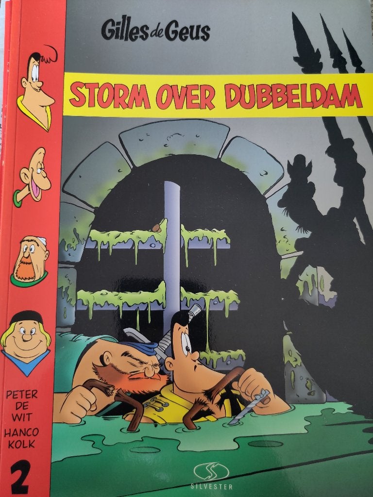 Gilles de Geus - Storm over Dubbeldam, Eén stripboek, Ophalen of Verzenden, Zo goed als nieuw, Hanco Kolk, Peter de Wit