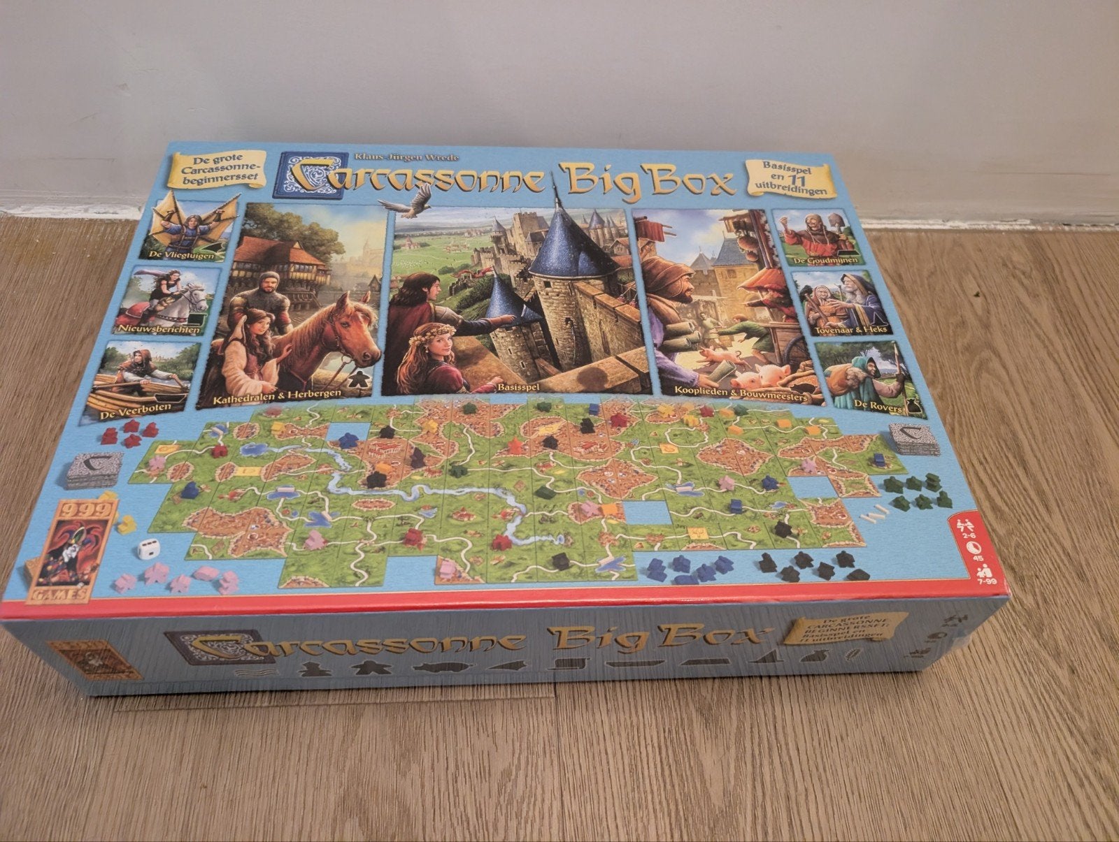 Carcassonne Big Box - nieuw in verpakking, Hobby en Vrije tijd, Gezelschapsspellen | Bordspellen, Vijf spelers of meer, Ophalen of Verzenden