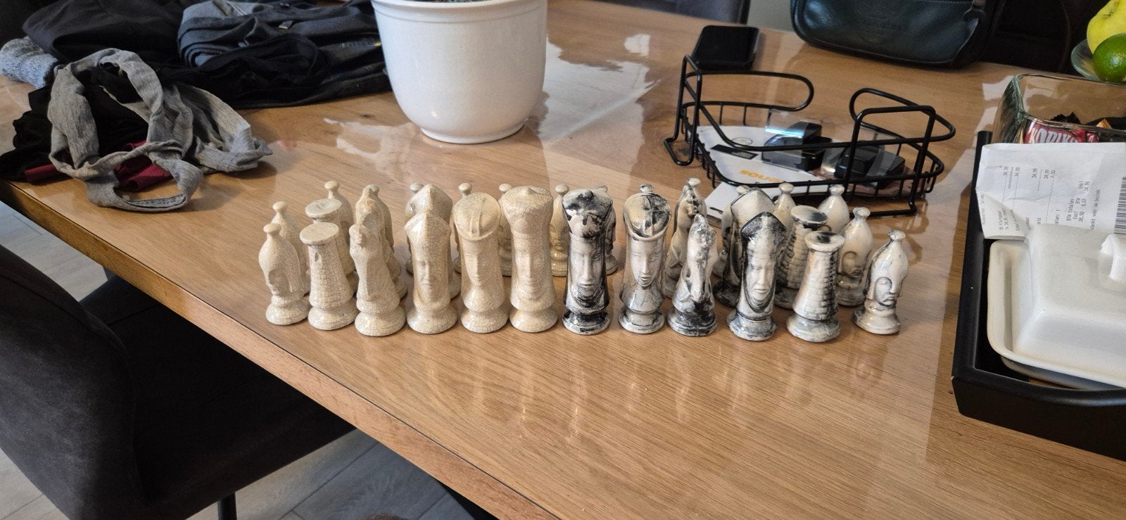 Schaakstukken compleet, Ophalen of Verzenden, Zo goed als nieuw