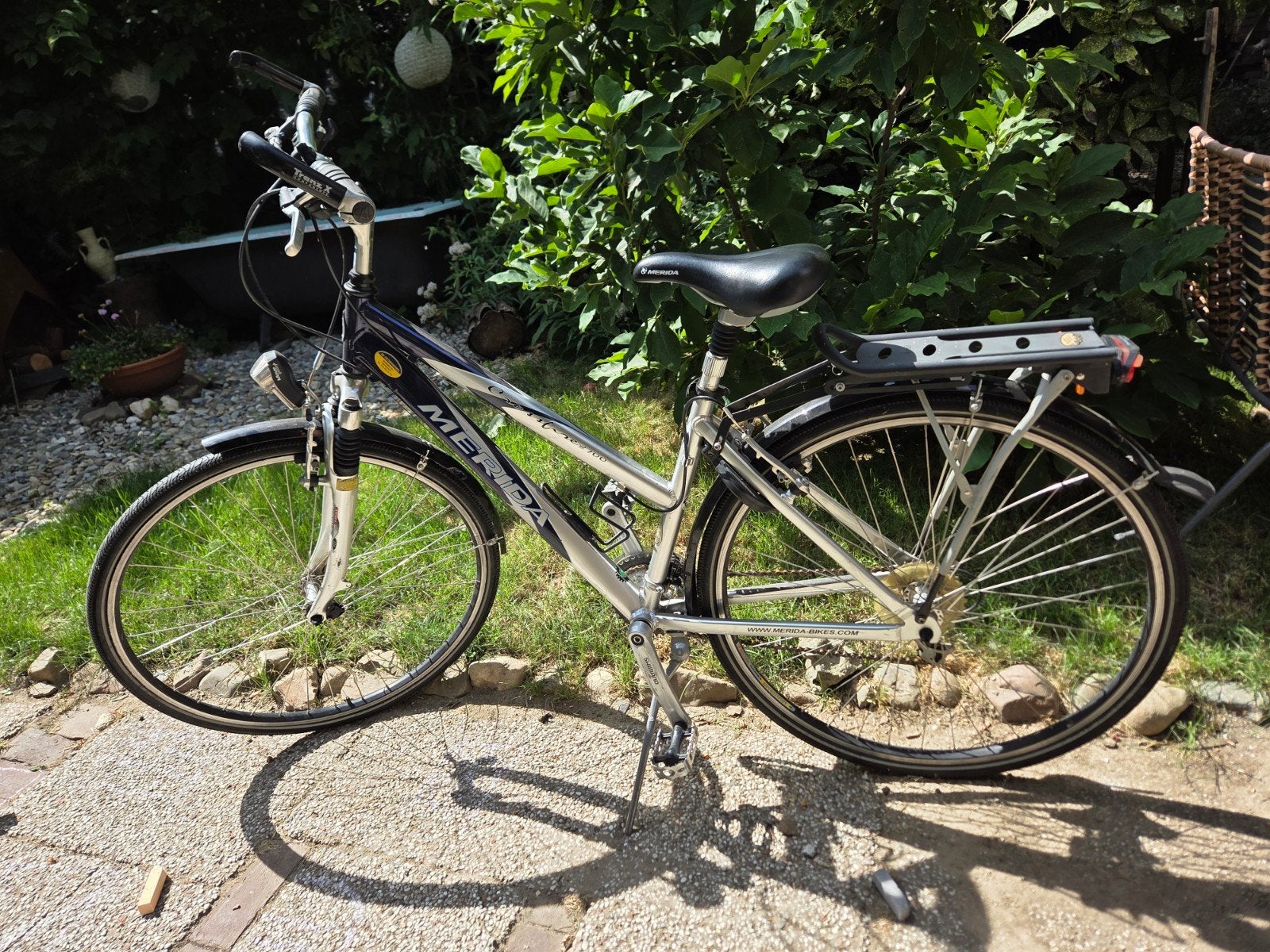 Merida toerfiets - Damesfiets met versnellingen, Fietsen en Brommers, Overige merken, Gebruikt, Velgrem, Versnellingen