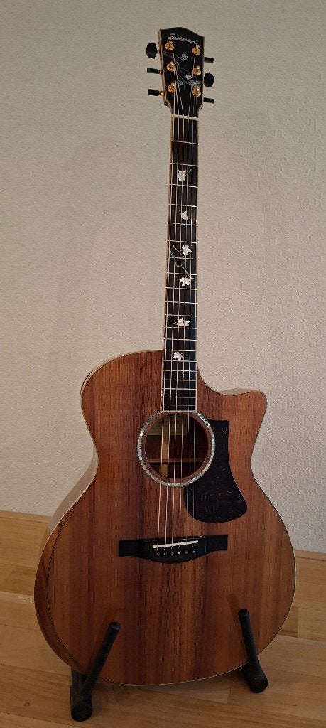 Gitaar Eastman AC622CE-KOA Limited Edition met koffer, Ophalen, Zo goed als nieuw, Western- of Steelstringgitaar, Met koffer