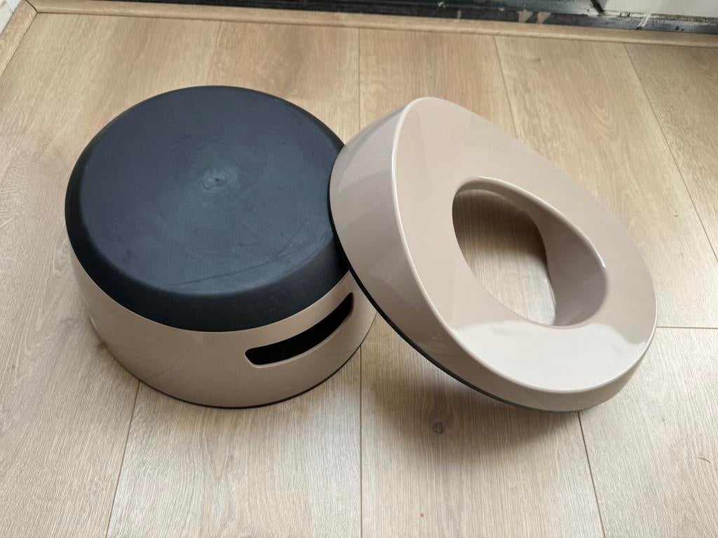 Luma WC verkleiner + krukje taupe - ALS NIEUW, Ophalen, Zo goed als nieuw, Overige typen, Overige merken