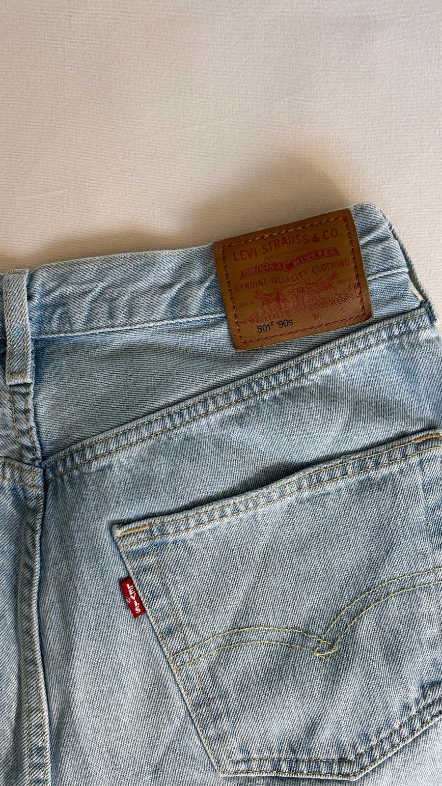Levi's 501 '90s Jeans W31 L32, Ophalen of Verzenden, Gedragen, Blauw, W30 - W32 (confectie 38/40)