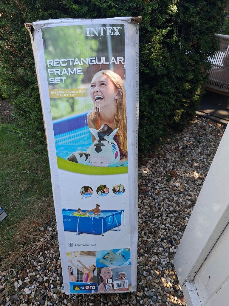 Zwembad: Zeer complete set, Tuin en Terras, Ophalen, Nieuw, Opzetzwembad, 200 tot 400 cm