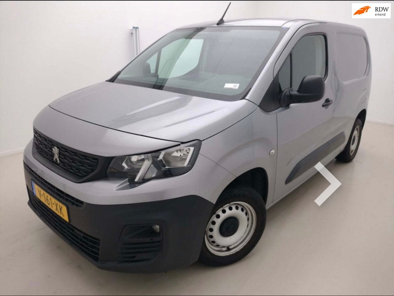 Peugeot Partner 1.6 BlueHDI Bj 2019 Euro6 AIRCO Navi Pdc 1e, Voorwielaandrijving, Dealer onderhouden, Stof, Gebruikt