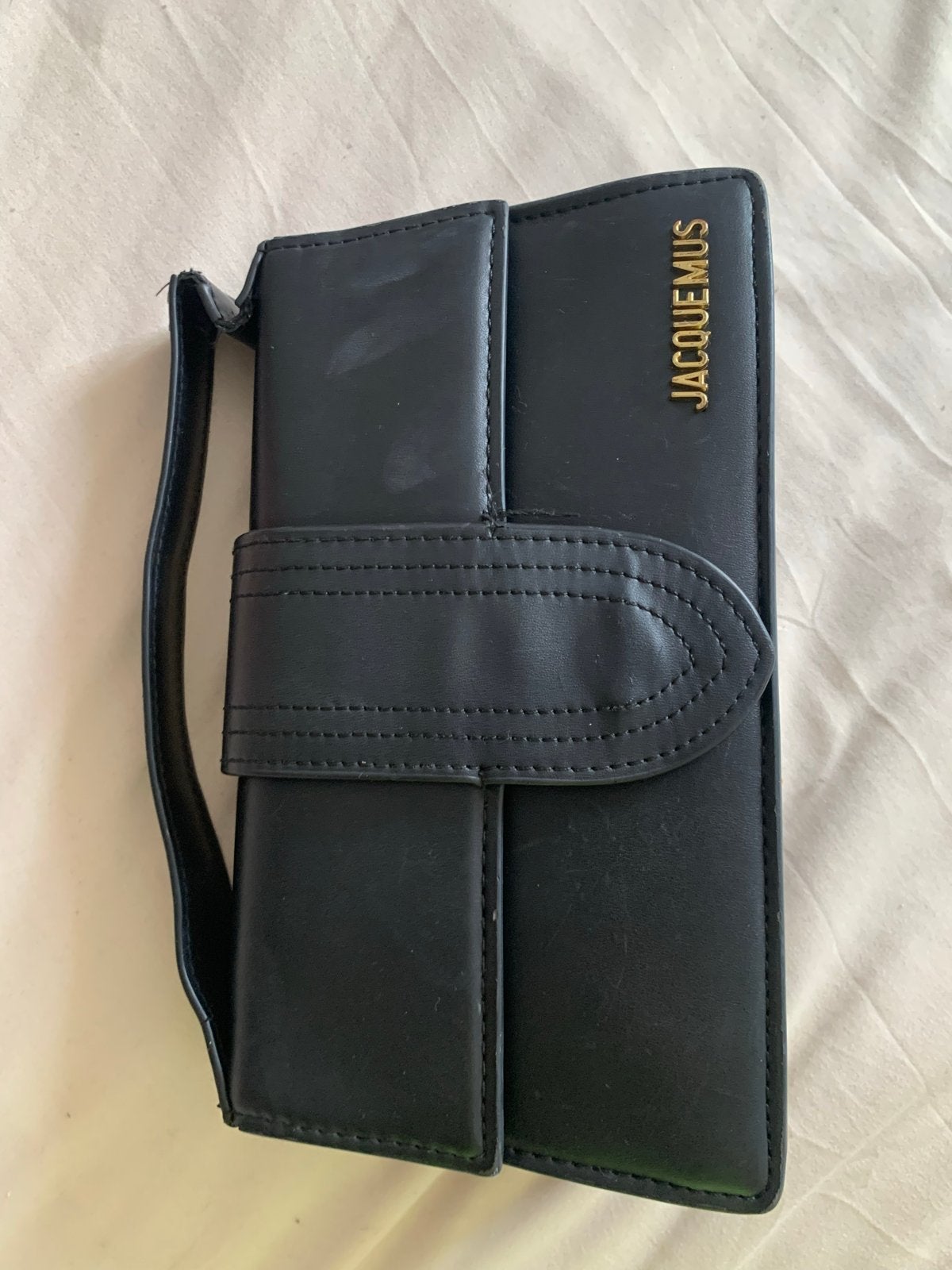 Jacquemus zwarte schoudertas, Ophalen of Verzenden, Gebruikt, Zwart, Schoudertasje