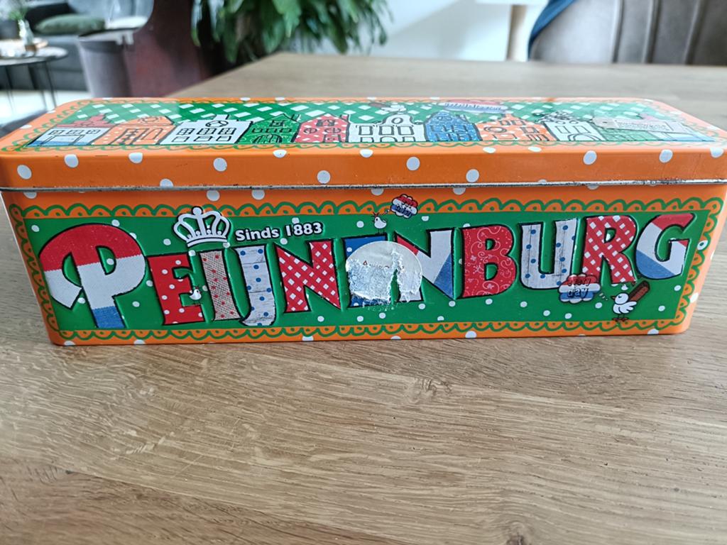 Koekblik van Postcodeloterij en Pijnenburg, Verzamelen, Blikken, Ophalen of Verzenden, Koek(jes)