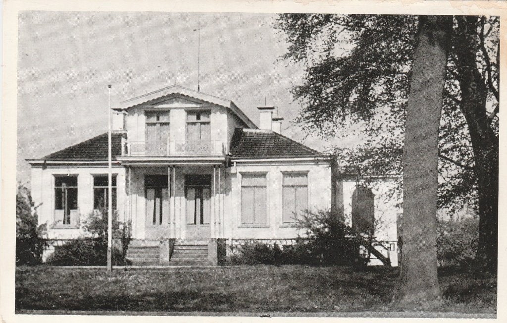 steenwijk- gemeentehuis tuk, Ophalen of Verzenden, 1940 tot 1960, Overijssel