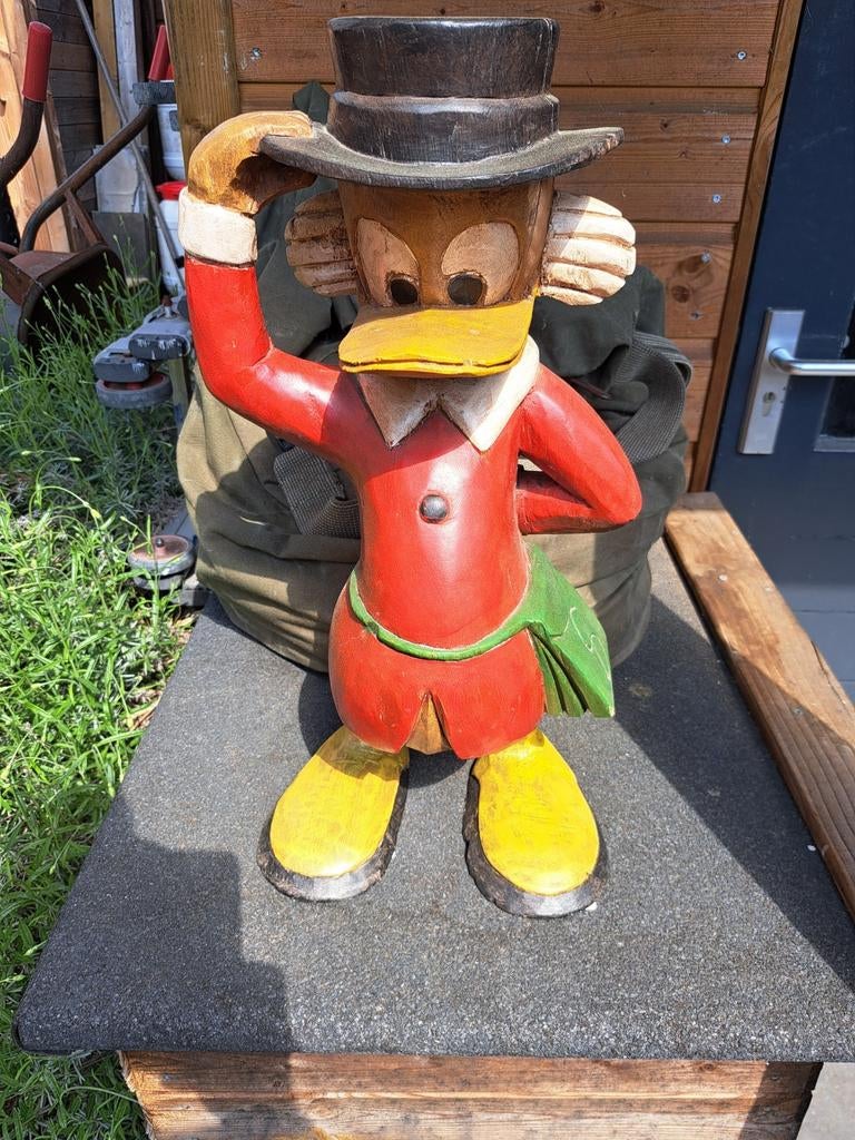Dagobert duck  55 cm hoog, Verzamelen, Ophalen of Verzenden, Zo goed als nieuw