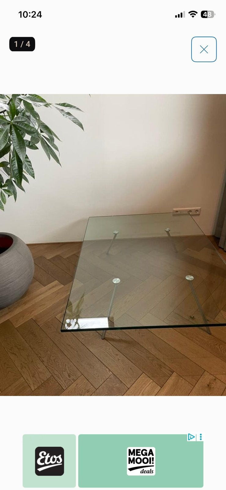 Salontafel Henk Vos Maupertuus, Ophalen, 100 tot 150 cm, Rond, 50 tot 100 cm