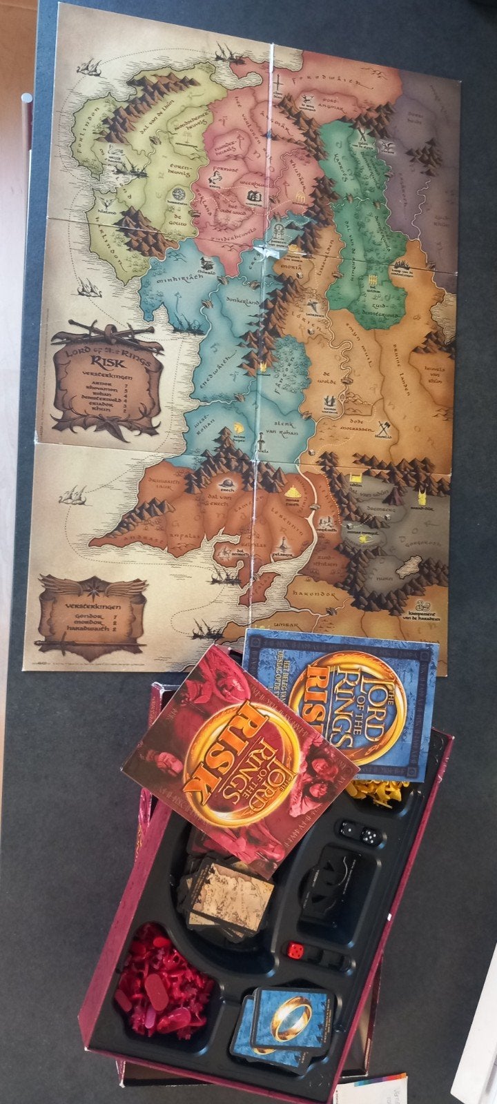 Risk Lord of the Rings bordspel, Hobby en Vrije tijd, Gezelschapsspellen | Bordspellen, Ophalen of Verzenden, Gebruikt