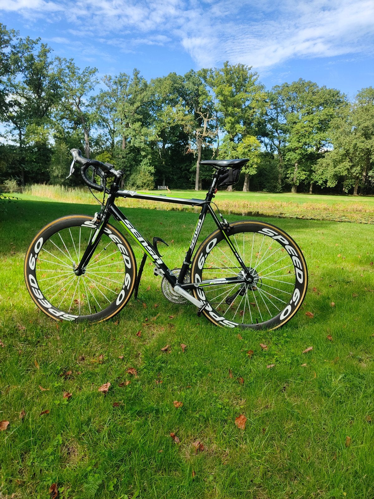 Sensa Prima racefiets, Velgrem, Aluminium, Zo goed als nieuw, 57 tot 61 cm