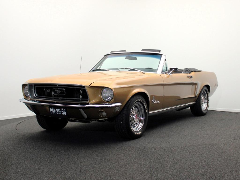 Ford USA Mustang Cabrio 289 V8 1968 Aut *Gerestaureerd* C-Co, Auto's, Oldtimers, Achterwielaandrijving, Zwart, Overige kleuren