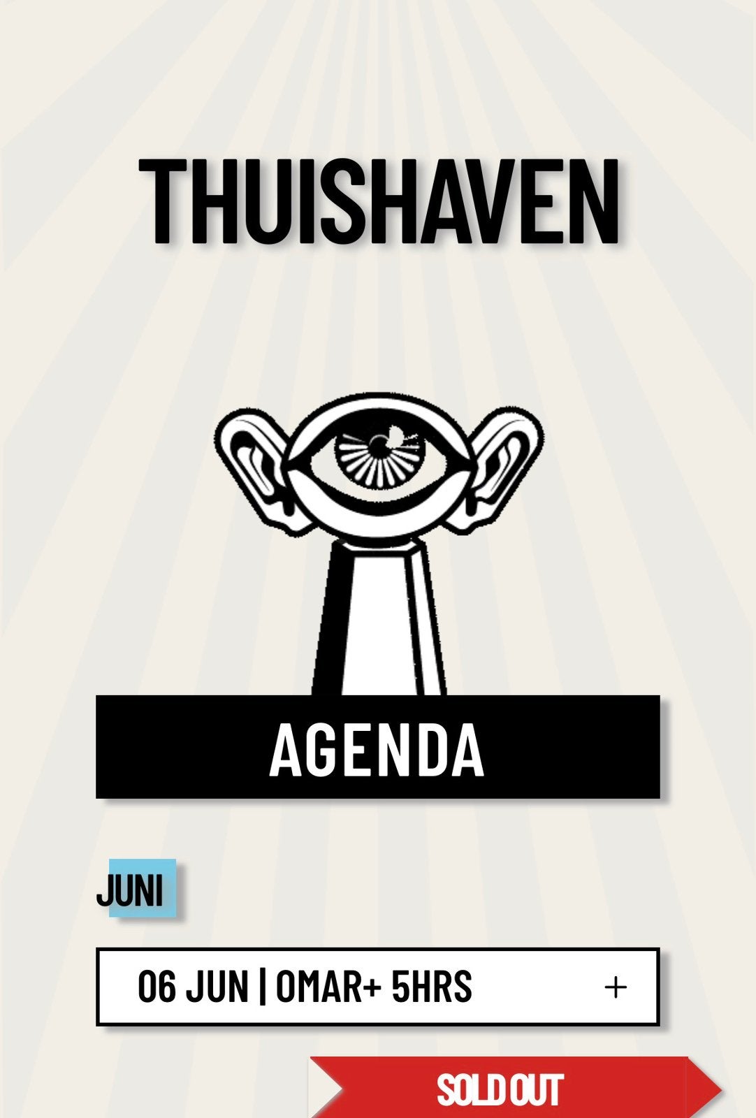 1x ticket omar+ Thuishaven 6 juni, Tickets en Kaartjes, Evenementen en Festivals, Eén persoon