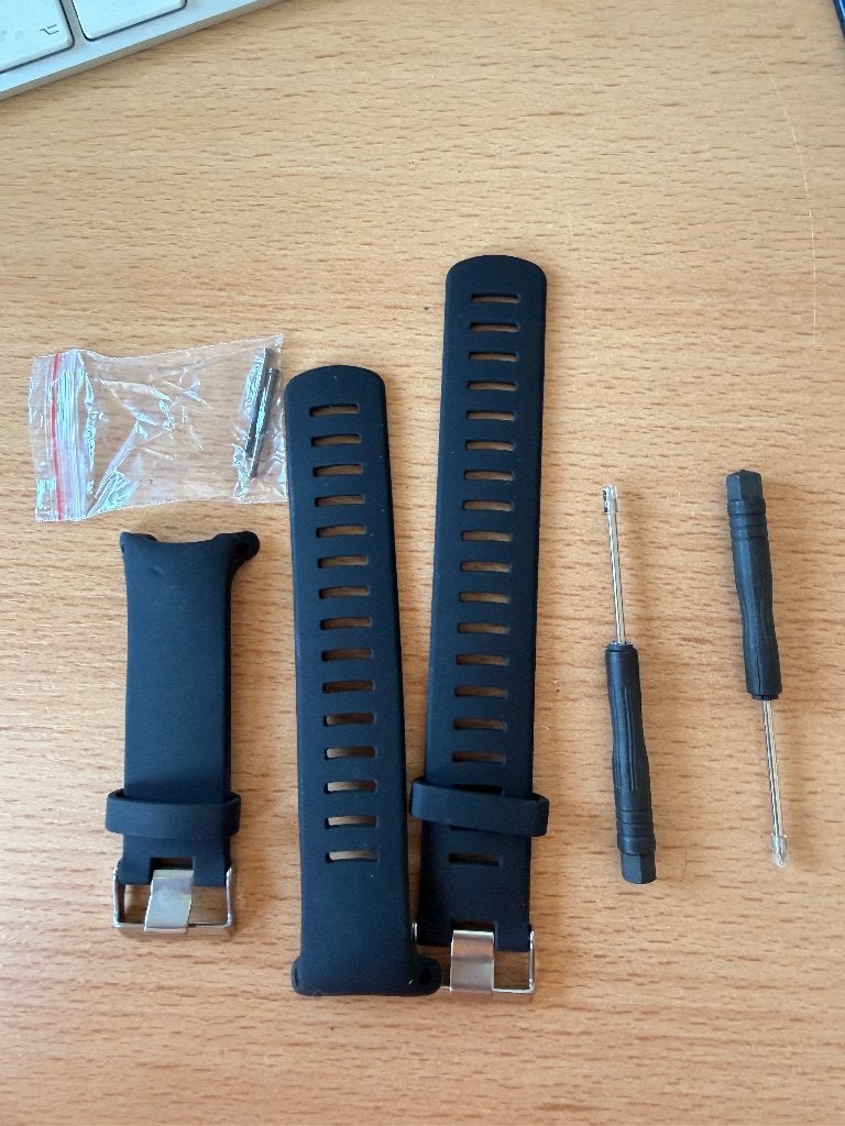 Suunto strap kit - horlogeband - D4/D4i/Novo - zwart, Watersport en Boten, Ophalen of Verzenden, Nieuw, Duikcomputer