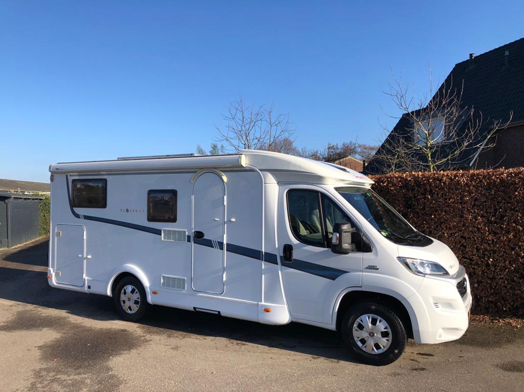 LENGTE BEDDEN Dethleffs Globebus T04 1e eig Bj 2016 MOOI!, Caravans en Kamperen, Campers, Particulier, tot en met 4, Half-integraal