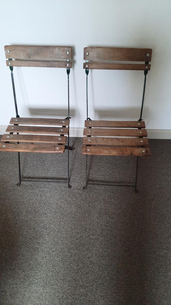 Antiek Franse klapstoelen., Ophalen