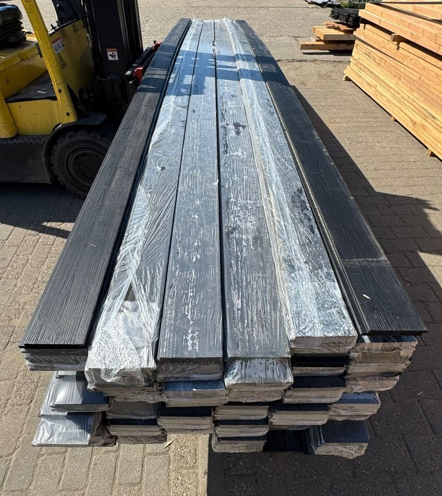 Thermogevel channelsiding zwart 19x141, Ophalen, Nieuw, 250 cm of meer, Planken