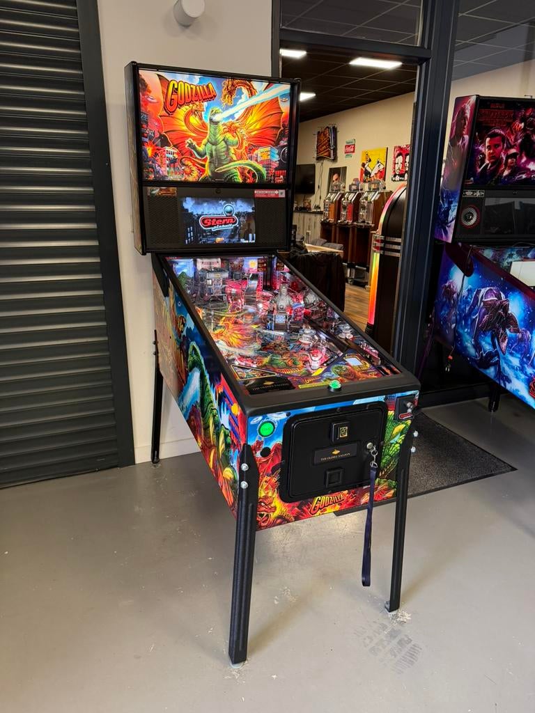 Prachtige flipperkast Stern Godzilla Premium Nr 1 Top 100, Ophalen, Stern, Zo goed als nieuw, Dot-matrix