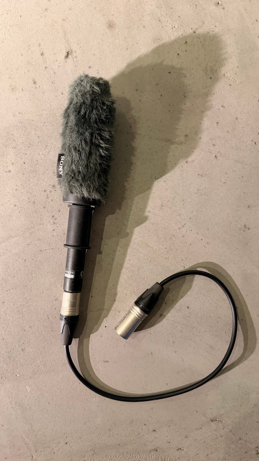 Sony ECM-VG1 Shotgun Microfoon + Peppercable XLR kabel, Ophalen of Verzenden, Overige typen