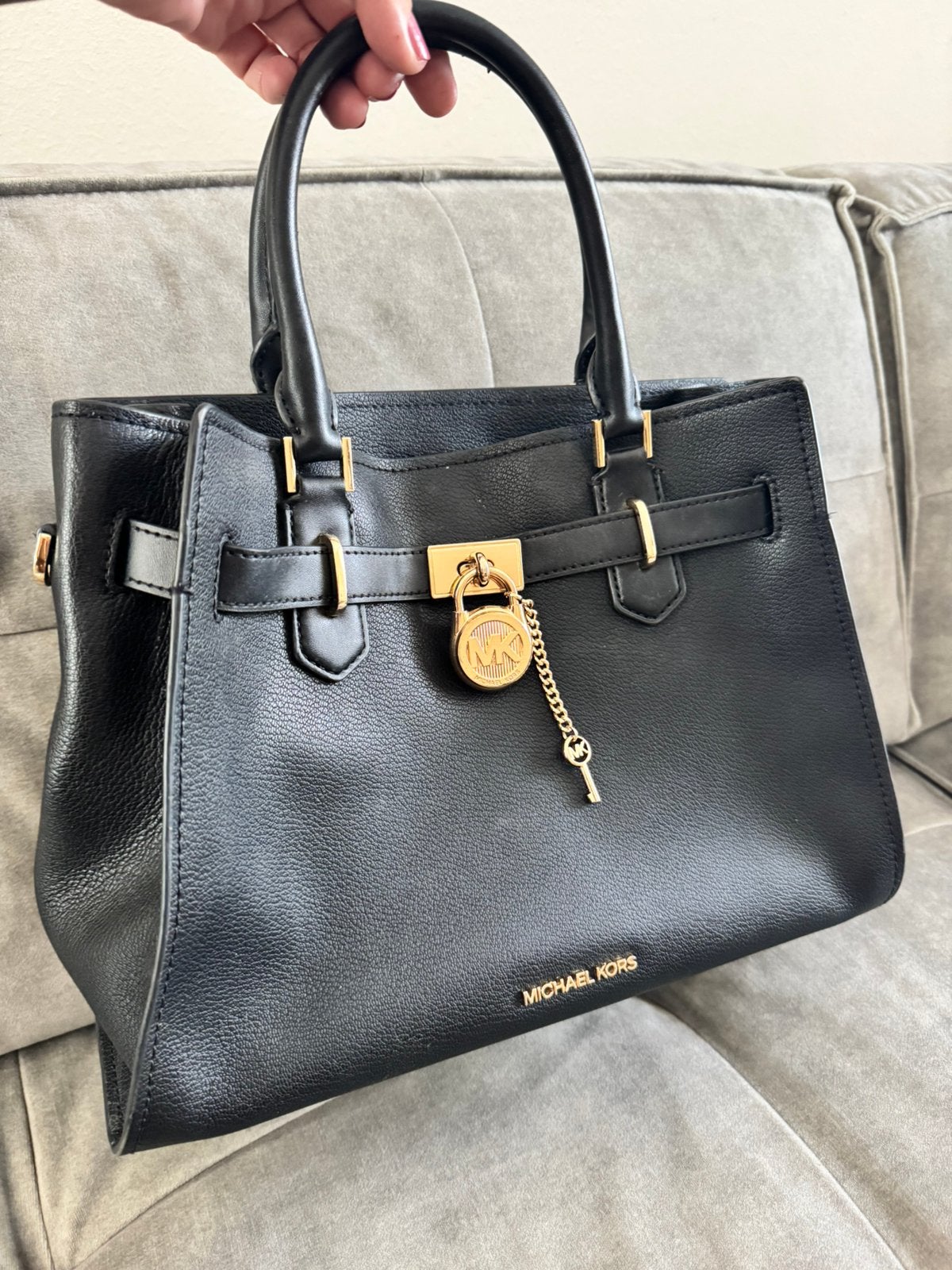 Michael Kors tas, Ophalen of Verzenden, Zo goed als nieuw, Zwart, Handtas