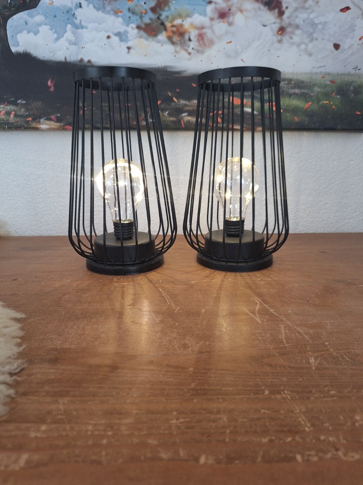Sfeervolle batterijlampen, 23 cm hoog, Ophalen of Verzenden