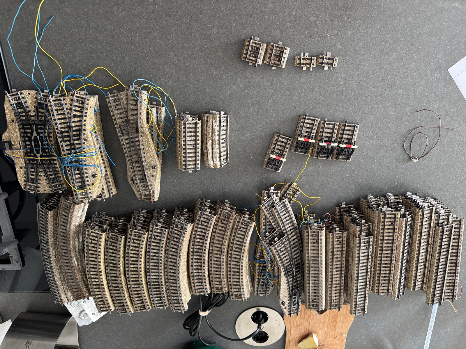 Märklin H0 M-rails partij met wissels, kruising, Hobby en Vrije tijd, Modeltreinen | H0, Wisselstroom, Gebruikt, Rails, Ophalen of Verzenden