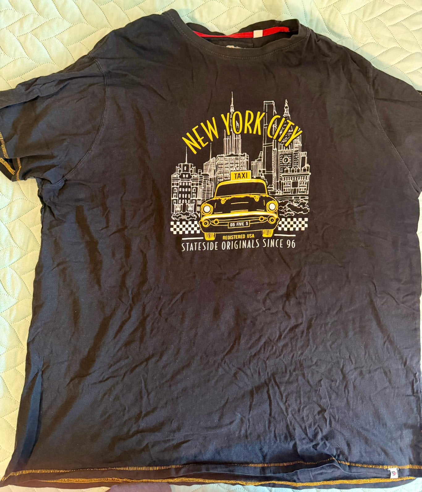 D555 t-shirt 4XL New York Taxi - nieuw & ongedragen, Ophalen of Verzenden, Nieuw, Overige maten, Zwart